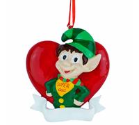 Pendente personalizzabile Elfetto super papà Elfidea