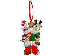 Pendente personalizzabile Quattro calze con personaggi Elfidea