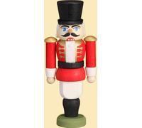 Pendenti Albero Mini Schiaccianoci Ussaro Rosso Hxbxt = 9x4x3cm Nuovo Natale