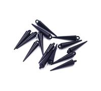 Pendenti Spikes Rivetto a strappo Punk Borchie Cono acrilico for orecchini Collana Charms Gioielli Risultati fai da te 50 pezzi(24mm)