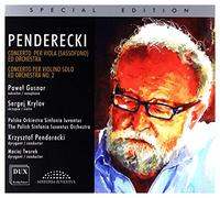 Krzysztof Pendere Penderecki: Concerto Per Viola (Sassofono) Ed Orchestra/ (CD)