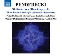 Penderecki Krzysztof - Sinfoniettas - Oboe Capriccio