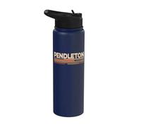 Pendleton Oregon Stile vintage anni '70 Stainless Steel Insulated Water Bottle