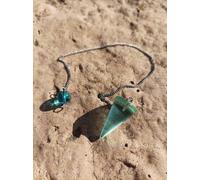 PENDOLINO OSSIDIANA BLU pendolo pietra cristalli meditazione rilassamento wicca