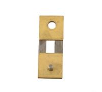 Pendolo a molla oscillante a forma di foglia, parte di ricambio in metallo per orologi meccanici, per migliorare il movimento dell'orologio vintage e antico (21 × 8 mm)