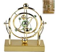 Pendolo a movimento perpetuo orbita celeste, decorazione da scrivania artistica cinetica, macchina a movimento perpetuo alimentato a batteria, modello di equilibrio magnetico per casa o ufficio