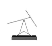 Pendolo di Newton Pendolo caotico Macchina a moto perpetuo, Decorazione Regalo aziendale creativo Modello antigravità for la casa(Rechargeable)