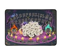 Pendolo Mat - Tavola di divinazione in gomma - Design quadrato, forniture per altare portatile per lettura di tarocchi, sviluppo psichico, spazio di meditazione e raccolta di streghe