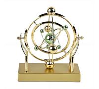 Pendolo per orbita celeste, movimento perpetuo, decorazione da scrivania | Scultura a pendolo con orbita celestiale, decorazione artistica unica per casa, ufficio e spazi abitativi