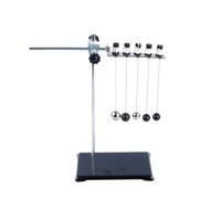 Pendolo singolo Set completo con supporto Supporto 5-Pendolo Sfera Dimostratore di vibrazioni Periodo Gravità Meccanica Esperimento Apparecchio Strumento didattico di fisica