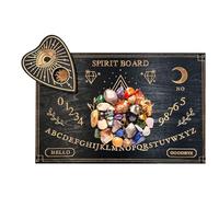 Pendolo Spirit Board - Tavole Decorative Per Tavola Metafisica in Legno con Lettere Numeri | Forniture Per Strega per Decorazioni Spirituali, Regali per La Famiglia