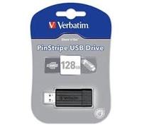 PENDRIVE 128 GB USB VERBATIM 49071 2.0 PENDRIVE RETRAIBILE VERBATIM STORE N GO 128 GB PINSTRIPE