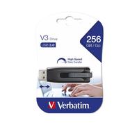 PENDRIVE 256GB USB 3.0 3.1 V3 VERBATIM 49168 SUPER SPEED USB 3.0 DATA TRANSFER -