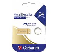 Verbatim Metal Executive - Memoria USB 3.0 da 64 GB - Oro