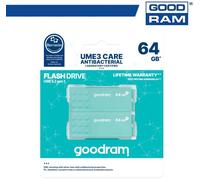 Pendrive GoodRAM 64GB UME3 CARE - ANTIBATTERICA - USB 3.0 - 2-pack - GRUME3-0640