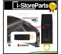 PENDRIVE KINGSTON 32 GB 64 GB 128 GB CHIAVETTA USB 3.2 GEN 1 MEMORIA EXODIA DTX