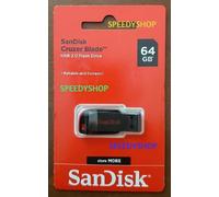 PENDRIVE USB 2.0 Sandisk 16 GB 32 GB 64 GB Chiavetta CRUZER BLADE Memoria SPARK