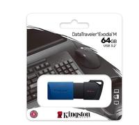Kingston Technology DataTraveler 64GB USB3.2 Gen 1 Exodia M (Nero + Blu)