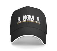 Pendu Blanc Et Jaune Casquette De Baseball Mode Glen Powell Sandwich Caps pour Hommes Femmes Réglable Chapeau De Soleil Cadeau De Voyage