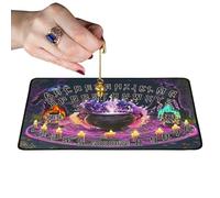 Pendulum Board Rubber Witchery Pendulum Board Precision-Crafted Square Design Witchery Supplies for Tarot Reading & Psychic Development, Spiritual Tools for Divination