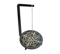 Pendulum Display Stand con vassoio, supporto a pendolo, scheda d'altare in legno, supporto per utensili di divinazione fatti a mano, ideale per la meditazione di configurazione 'altare dei tarocch