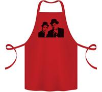 Pene E Doof Aka Laurel & Hardy Cotone Grembiule 100% Biologico