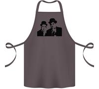 Pene E Doof Aka Laurel & Hardy Cotone Grembiule 100% Biologico