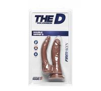 Pene finto doppio Double Dippin' D FIRMSKYN - Caramel