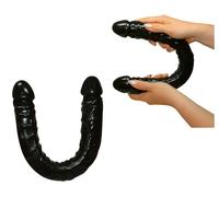 Pene finto enorme doppia penetrazione dildo morbido reale fallo vaginale anale