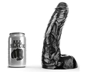 Pene Gigante Nero Realistico di 26 cm - All Black