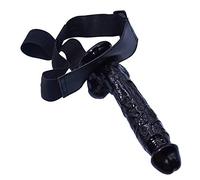 - Péņę Nero 23.5Cm/9.25In Grosso In Ss B Le P N R A Sticò Uomo Str Pon Dònna Ḋìdò In Ss B Le Cìnturá Còppia R A Sticò Silìcòne Mò Bìdo con V N Òsa