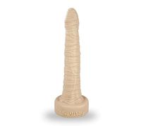 Pene Old Joe da 50 cm in silicone platinico 100% per uso alimentare，Materiale conforme agli standard FDA ，Asta extra lunga extra large，Dildo anale gigante， Va c-U-Lock (Beige, X Large)