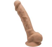 Pene Realistico Premium Silexpan Silicone Caramel 17.5 Cm