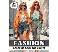 Penelope Moore Fashion Coloring Book for Adults (Tascabile)