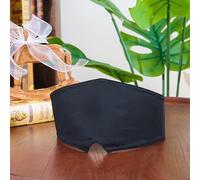 penepico Montessori Blindfold - Morbido cotone nero profondo, chiusura in velcro, sicura per bambini, lavabile in lavatrice, 65 x 13 cm, allenamento sensoriale per giochi stereognostici