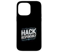 Penetration Testing "HACK RESPONSABILMENTE" Cyber Security Custodia per iPhone 14 Pro Max