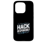 Penetration Testing "HACK RESPONSABILMENTE" Cyber Security Custodia per iPhone 15 Pro