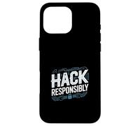 Penetration Testing "HACK RESPONSABILMENTE" Cyber Security Custodia per iPhone 16 Pro Max