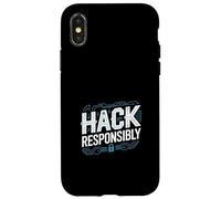 Penetration Testing "HACK RESPONSABILMENTE" Cyber Security Custodia per iPhone X/XS