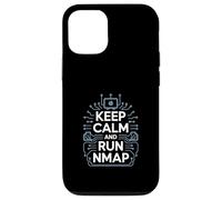 Penetration Testing "KEEP CALM AND RUN NMAP" Cultura Hacker Custodia per iPhone 12/12 Pro