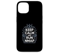 Penetration Testing "KEEP CALM AND RUN NMAP" Cultura Hacker Custodia per iPhone 13