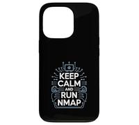 Penetration Testing "KEEP CALM AND RUN NMAP" Cultura Hacker Custodia per iPhone 13 Pro