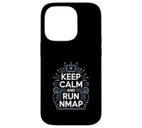 Penetration Testing "KEEP CALM AND RUN NMAP" Cultura Hacker Custodia per iPhone 14 Pro