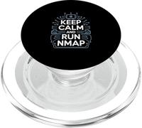 Penetration Testing "KEEP CALM AND RUN NMAP" Cultura Hacker PopSockets PopGrip per MagSafe