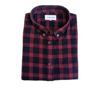 Penfield Donna Rosso Plaid Corey Manica Lunga Camicia Button Down Nwt