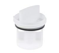 Pengchang 1Pc Pompa di Scarico Guarnizione di Scarico Tappo Filtro Pompa di Scarico Filtro for Accessori for Lavatrice a Tamburo(White)