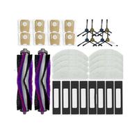 Pengchang Compatibile Con Midea S8+ Plus, CLIEN T24, ThinkAir RV50 Pro Sacchetto for La Polvere Con Filtro for Spazzola Laterale Principale(PURPLE)