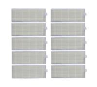 Pengchang Filtro HEPA laterale for spazzola principale, panno for mocio compatibile con Eziclean ONE Aqua 210, accessori di ricambio for aspirapolvere robot(10x HEPA)