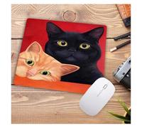 Pengchang Grande promozione 22X18 CM Cartoon Cute Cat Head Disegni Fantastici Tavolo Mouse Pad Computer Portatile Tastiera da Gioco Mousepad Tappetino for Animali(3,26x21 cm)