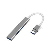 Pengchang HUB USB 3.0 4 in 1 Adattatore Multi Splitter HUB USB C USB 3.0 ad Alta velocità OTG a 4 Porte(USB Gray-B)